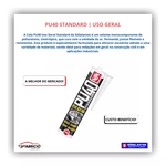 Kit 5 Selante Silicone Cola Uso Geral Pu40 Profissional Premium Copia