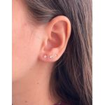 Brinco De Ouro 18k Estrela 4mm