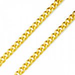 Corrente De Ouro 18k Groumet De 4mm Com 40cm