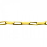 Corrente De Ouro 18k Veneziana Longa De 1,8mm Com 60cm