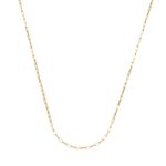 Corrente De Ouro 18k Veneziana Longa De 1,1mm Com 40cm