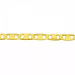 Corrente De Ouro 18k Piastrine De 2,8mm Com 60cm
