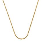 Corrente De Ouro 18k Corda De 2,1mm Com 40cm