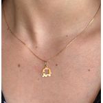 Pingente De Ouro 18k Elefante Vazado