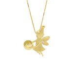Pingente De Ouro 18k Fada do Dente