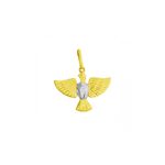 Pingente De Ouro 18k Espírito Santo De 15mm