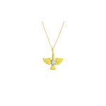 Pingente De Ouro 18k Espírito Santo De 15mm
