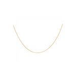 Corrente De Ouro 18k Rabo De Rato De 1,1mm Com 45cm