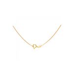 Corrente De Ouro 18k Rabo De Rato De 1,1mm Com 45cm