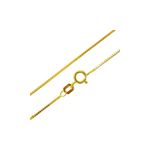 Corrente De Ouro 18k Veneziana De 1,3mm Com 50cm