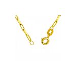 Corrente De Ouro 18k Veneziana Longa De 1,1mm Com 70cm