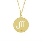 Pingente De Ouro 18k Signo Escorpião