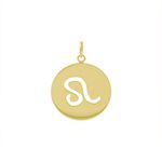 Pingente De Ouro 18k Signo Leão