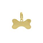 Pingente De Ouro 18k Ossinho de Cachorro