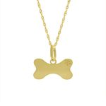 Pingente De Ouro 18k Ossinho de Cachorro