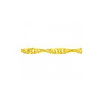 Pulseira De Ouro 18k Singapura De 1,2mm Com 18cm