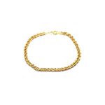 Pulseira De Ouro 18k Romana De 20cm Com 4,4mm