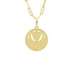 Pingente De Ouro 18k Time Palmeiras P