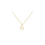 Pingente De Ouro 18k Fé