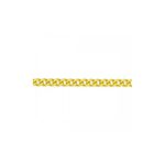 Corrente De Ouro 18k Groumet De 4,0mm Com 50cm