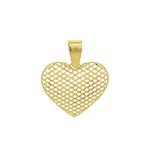 Pingente De Ouro 18k Coração G
