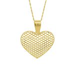 Pingente De Ouro 18k Coração G