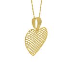 Pingente De Ouro 18k Coração G