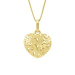 Pingente De Ouro 18k Coração Estelar