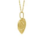 Pingente De Ouro 18k Coração Ariel