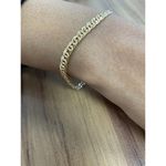 Pulseira De Ouro 18k Romana De 18cm Com 4,4mm
