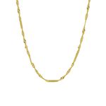 Corrente De Ouro 18k Singapura Com Chapinha Com 45cm