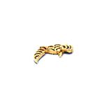 Pingente De Ouro 18k Tucano 25mm