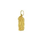 Pingente De Ouro 18k Face De Cristo De 16mm