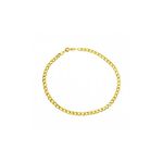 Pulseira De Ouro 18k Groumet De 3,1mm Com 20cm