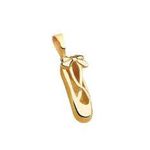 Pingente De Ouro 18k Sapatilha De Bailarina