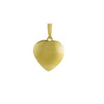 Pingente De Ouro 18k Coração Com Nossa Senhora Da Aparecida De 20mm