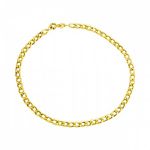 Pulseira De Ouro 18k Groumet De 2,3mm Com 21cm