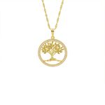 Pingente De Ouro 18k Árvore Da Vida Pequena