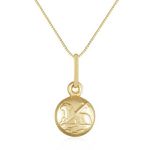 Pingente De Ouro 18k Agnus Dei