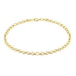 Pulseira De Ouro 18k Português De 2,5mm Com 19cm