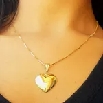 Pingente De Ouro 18k Coração GG