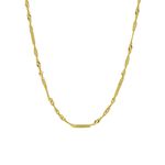 Corrente De Ouro 18k Singapura Com Chapinha 1,4mm Com 40cm