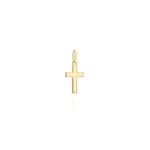 Pingente De Ouro 18k Cruz Desenhada