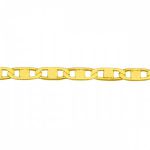 Corrente De Ouro 18k Piastrine De 1,2mm Com 60cm