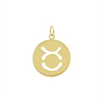Pingente De Ouro 18k Signo Touro
