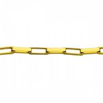 Corrente De Ouro 18k Veneziana Longa De 1,2mm Com 60cm