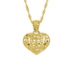 Pingente De Ouro 18k Coração Frozen