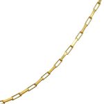 Corrente De Ouro 18k Veneziana Longa De 2,4mm Com 40cm