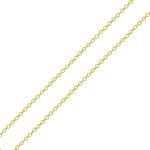Corrente De Ouro 18k Elo Português De 1mm Com 45cm