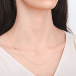 Corrente De Ouro 18k Singapura De 0,8mm Com 50cm